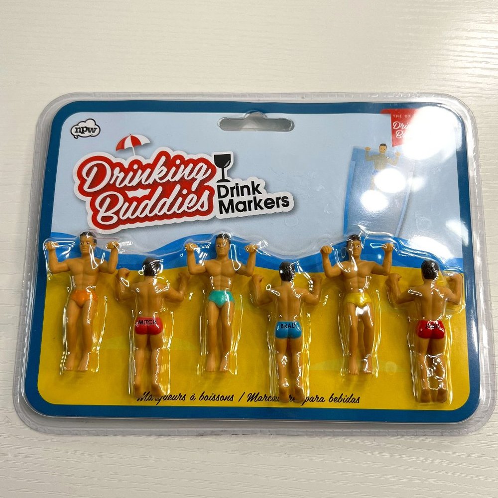 Drinking Buddies Glass Markers